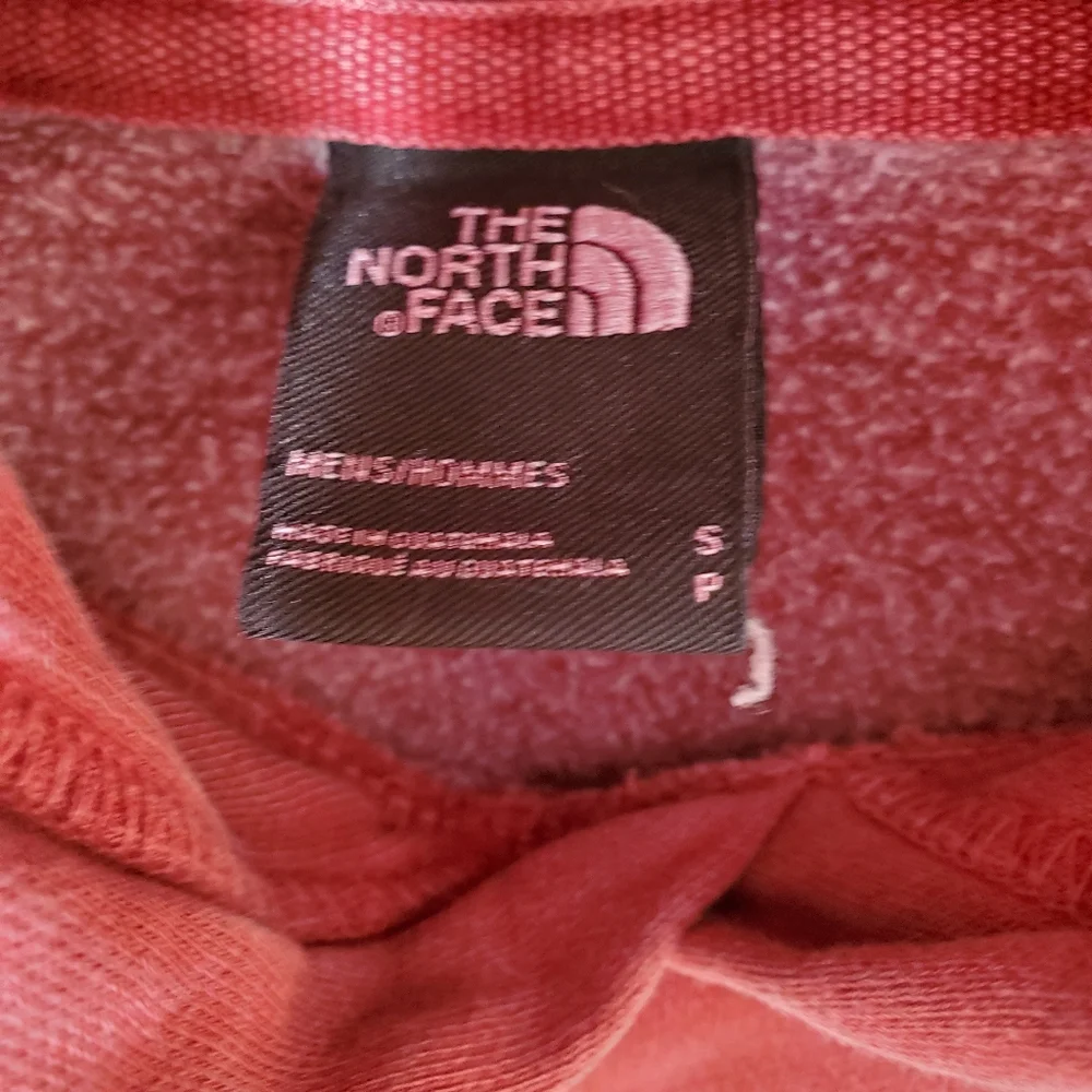 🍋5/$25The North face Mens Garment Dye Fleece Red Hoodie Small 052 - Picture 4 of 6